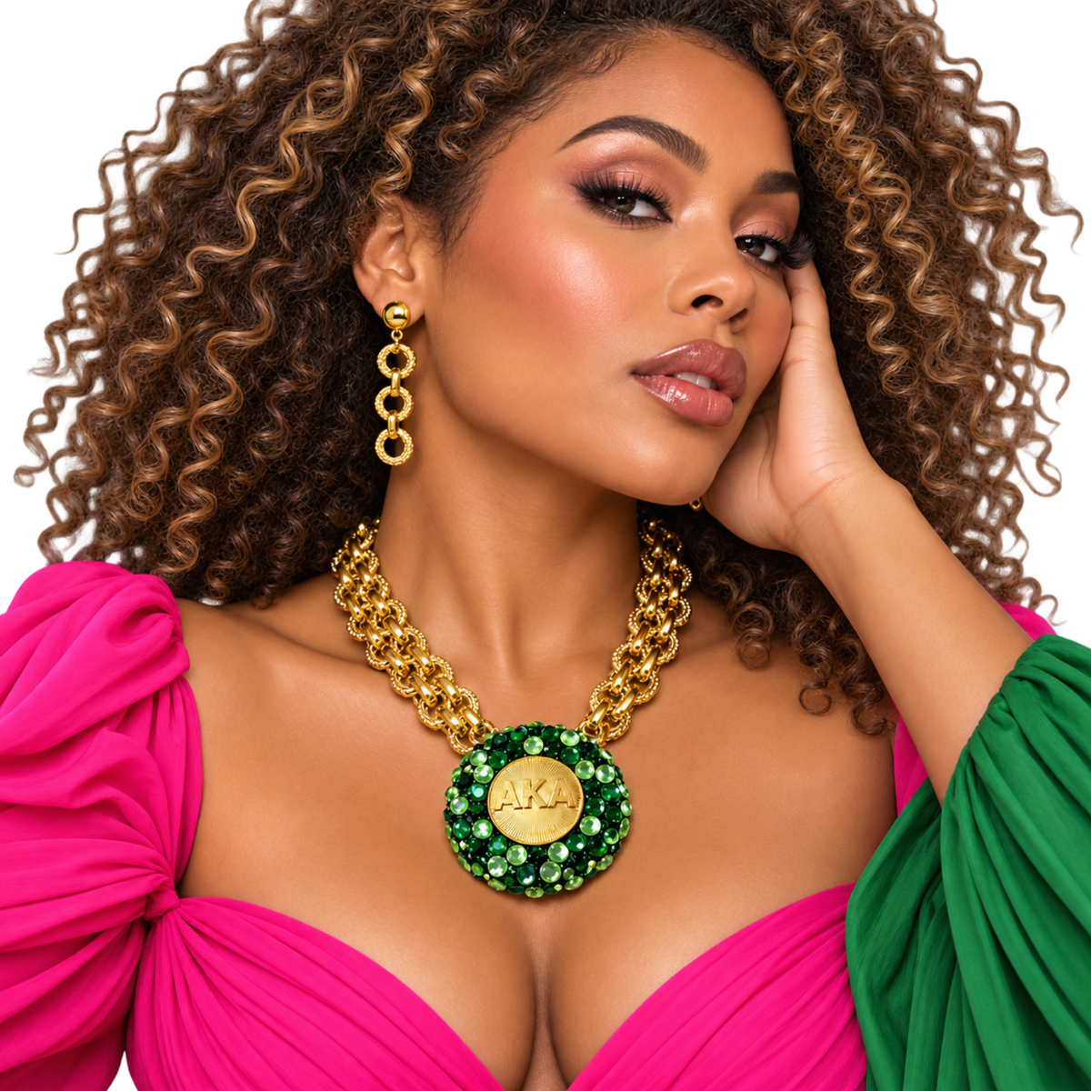 AKA Embellishment Necklace Set