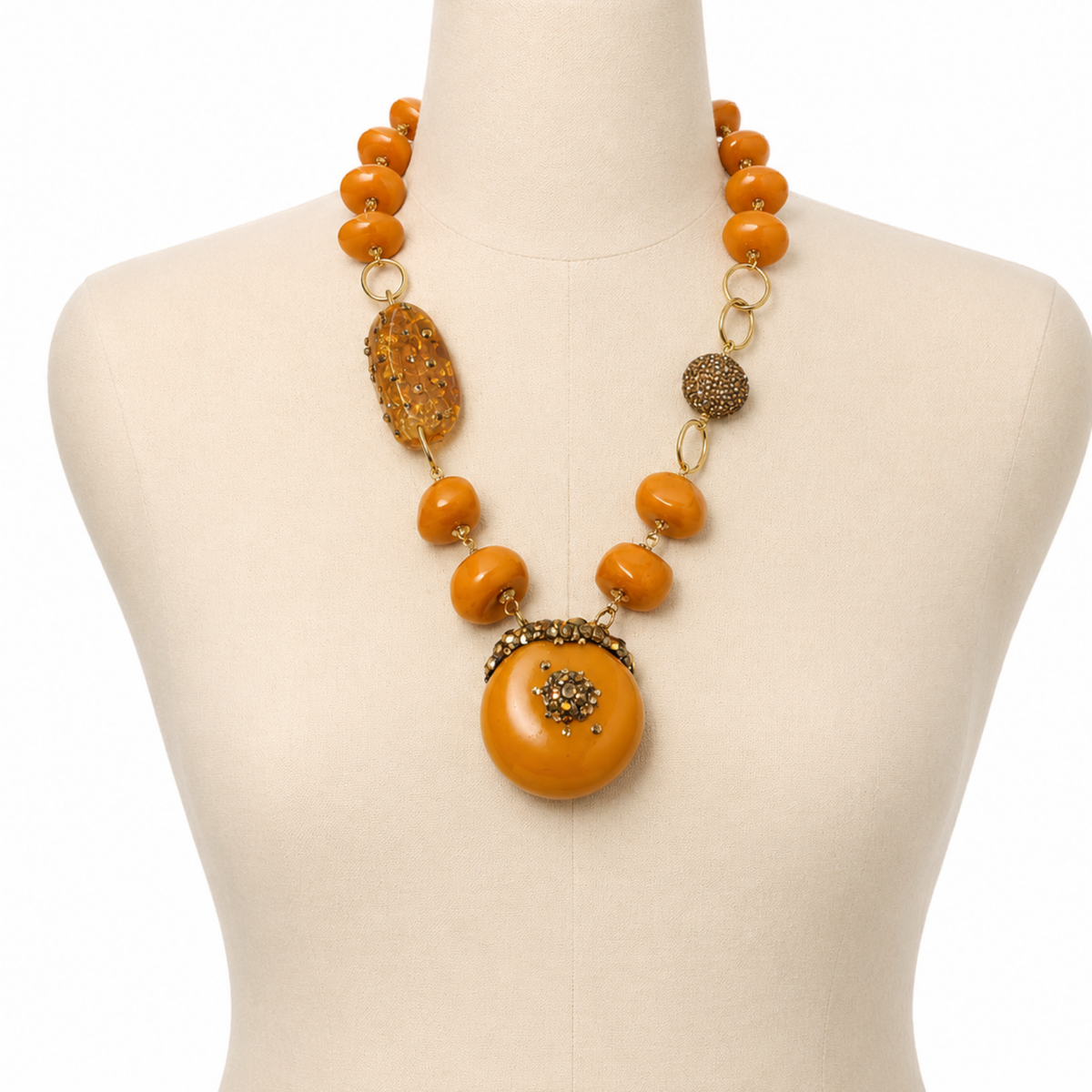 Amber Yard Necklace