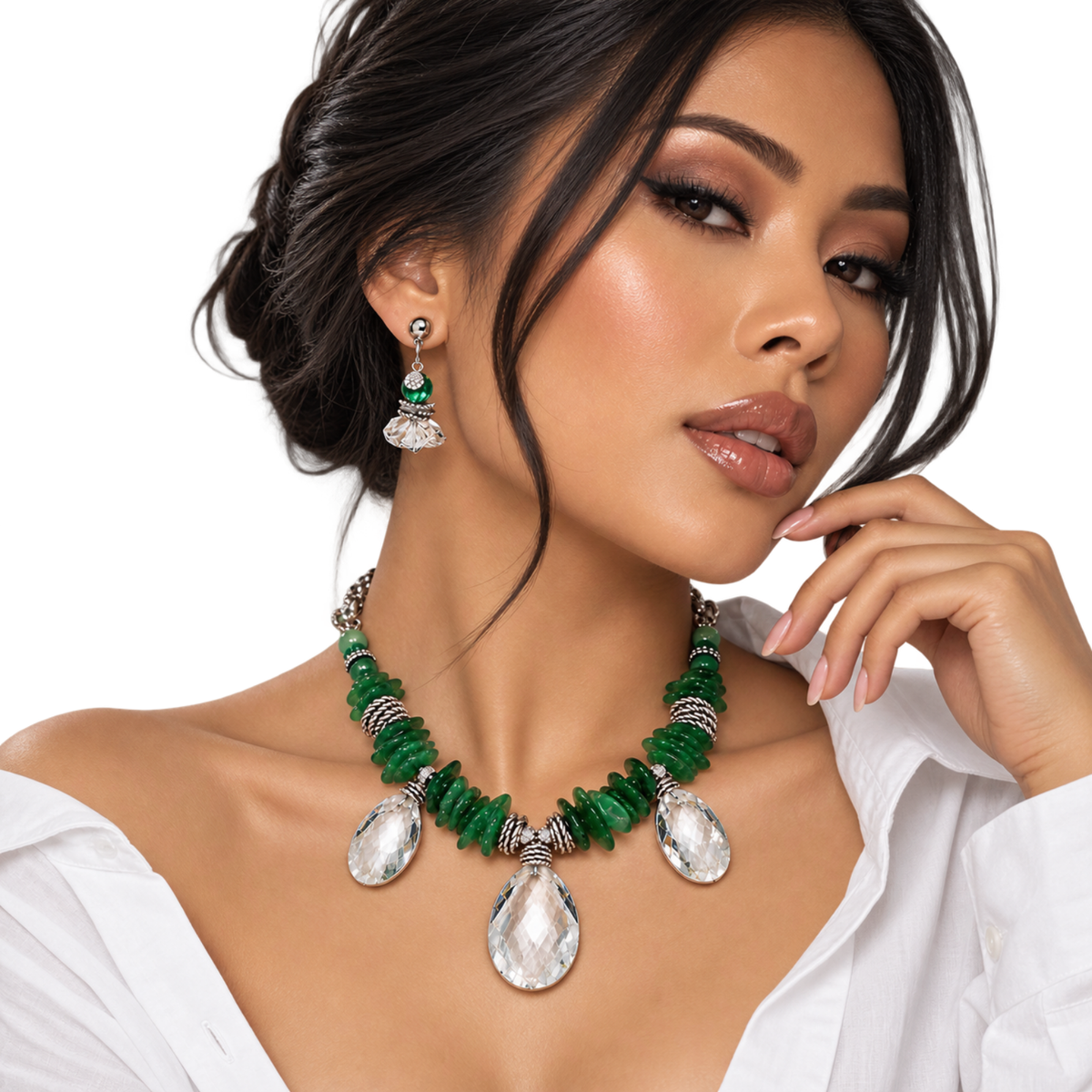 Green Threat Necklace