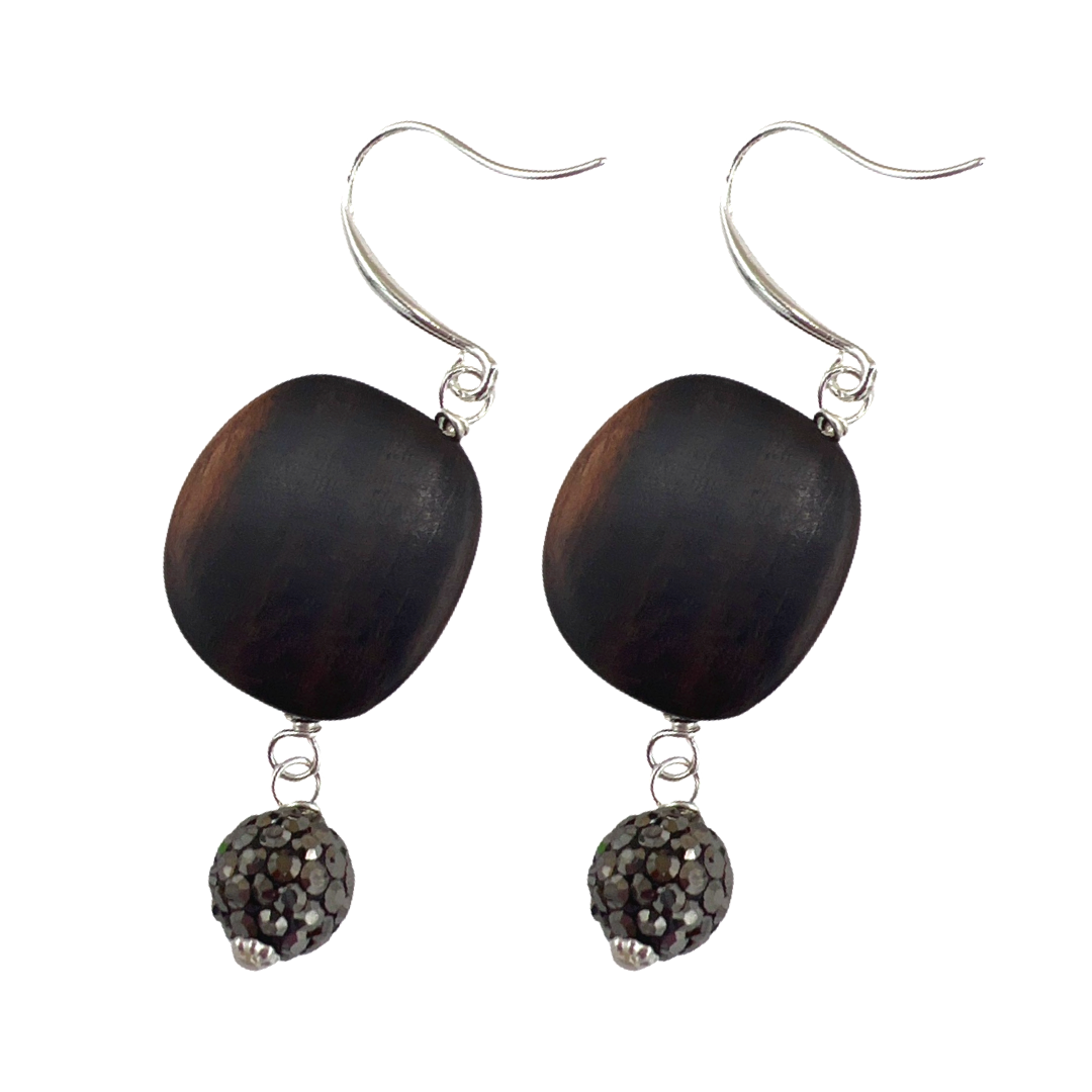 Brown Adeline Barton Earring Earrings Cerese D, Inc.
