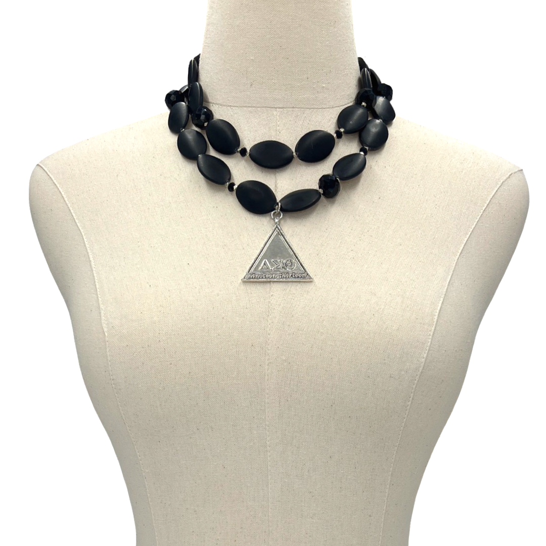 Delta Noir Party Rock Necklace DELTA Necklaces Cerese D, Inc.