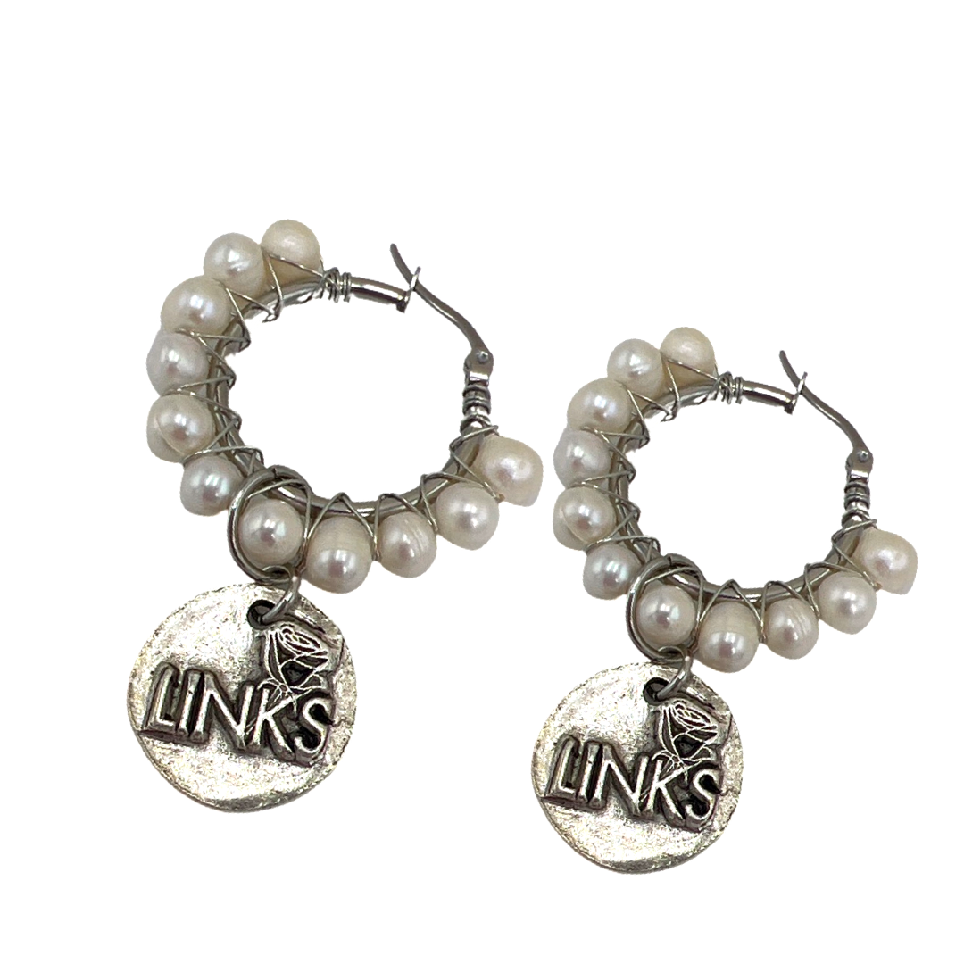 Links Connection Earrings LINKS Earrings Cerese D, Inc. Silver
