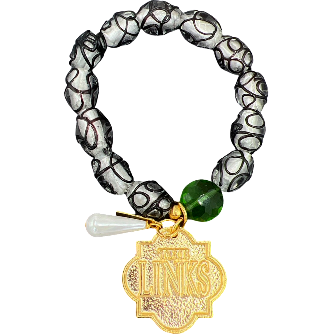 Links Scroll Bracelet LINKS Bracelets Cerese D, Inc. Gold
