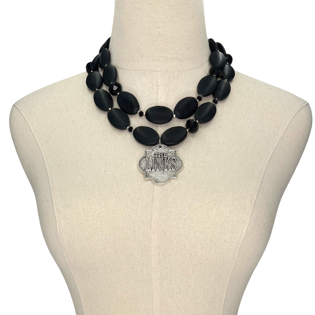 Links Noir Party Rock Necklace LINKS Necklaces Cerese D, Inc.