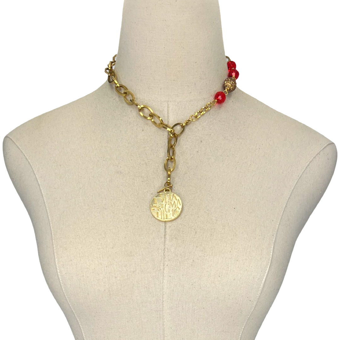Delta Sell It Necklace DELTA Necklaces Cerese D, Inc. Gold