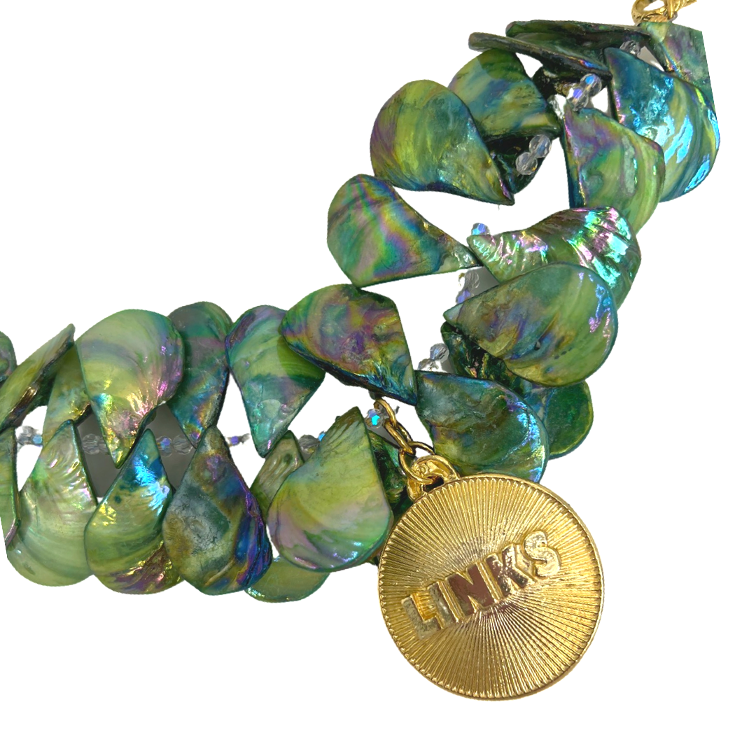 Links Kale Necklace LINKS Necklaces Cerese D, Inc. Gold