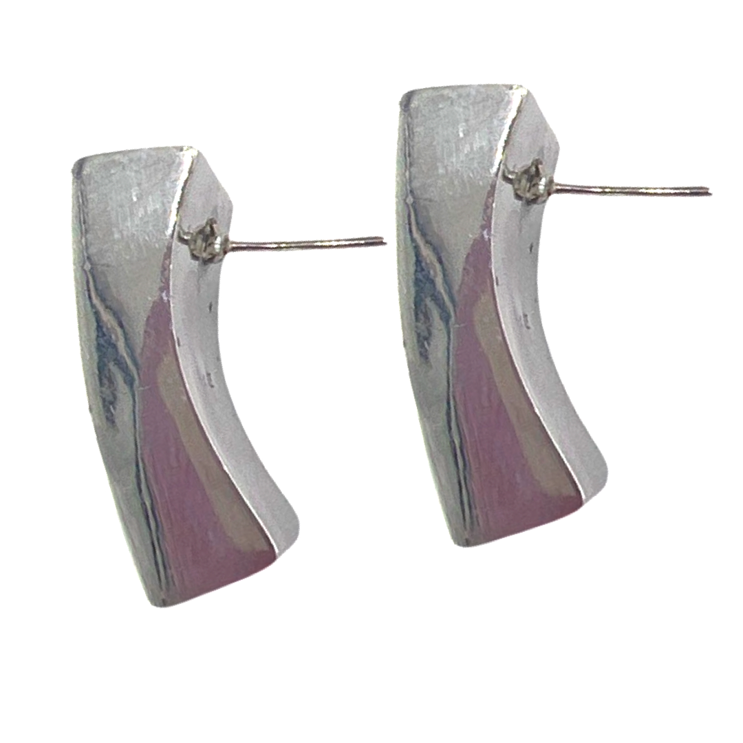 Silver Terminator Earring Earrings Cerese D, Inc.