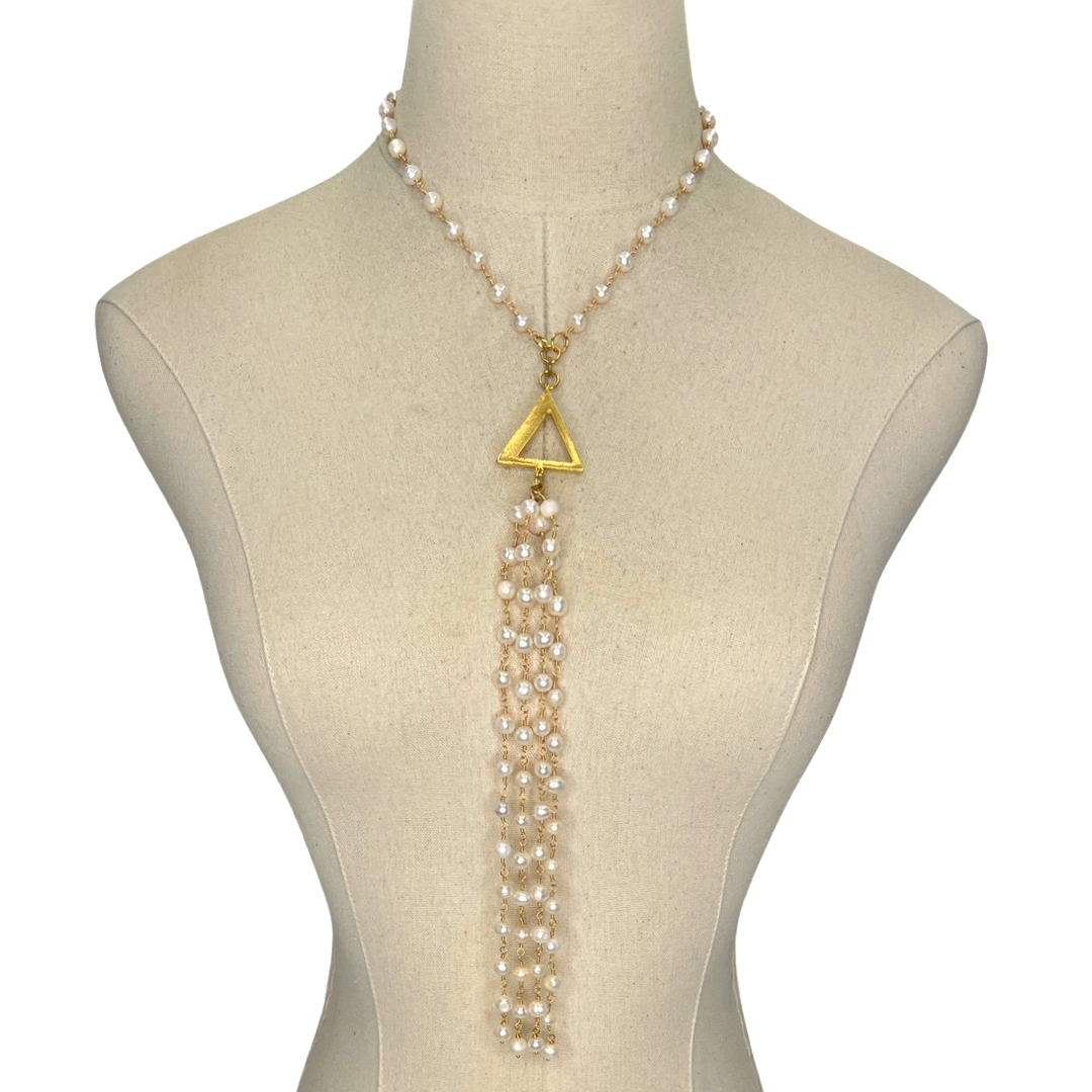 Delta Segovia Tassel Necklace DELTA Necklaces Cerese D, Inc.