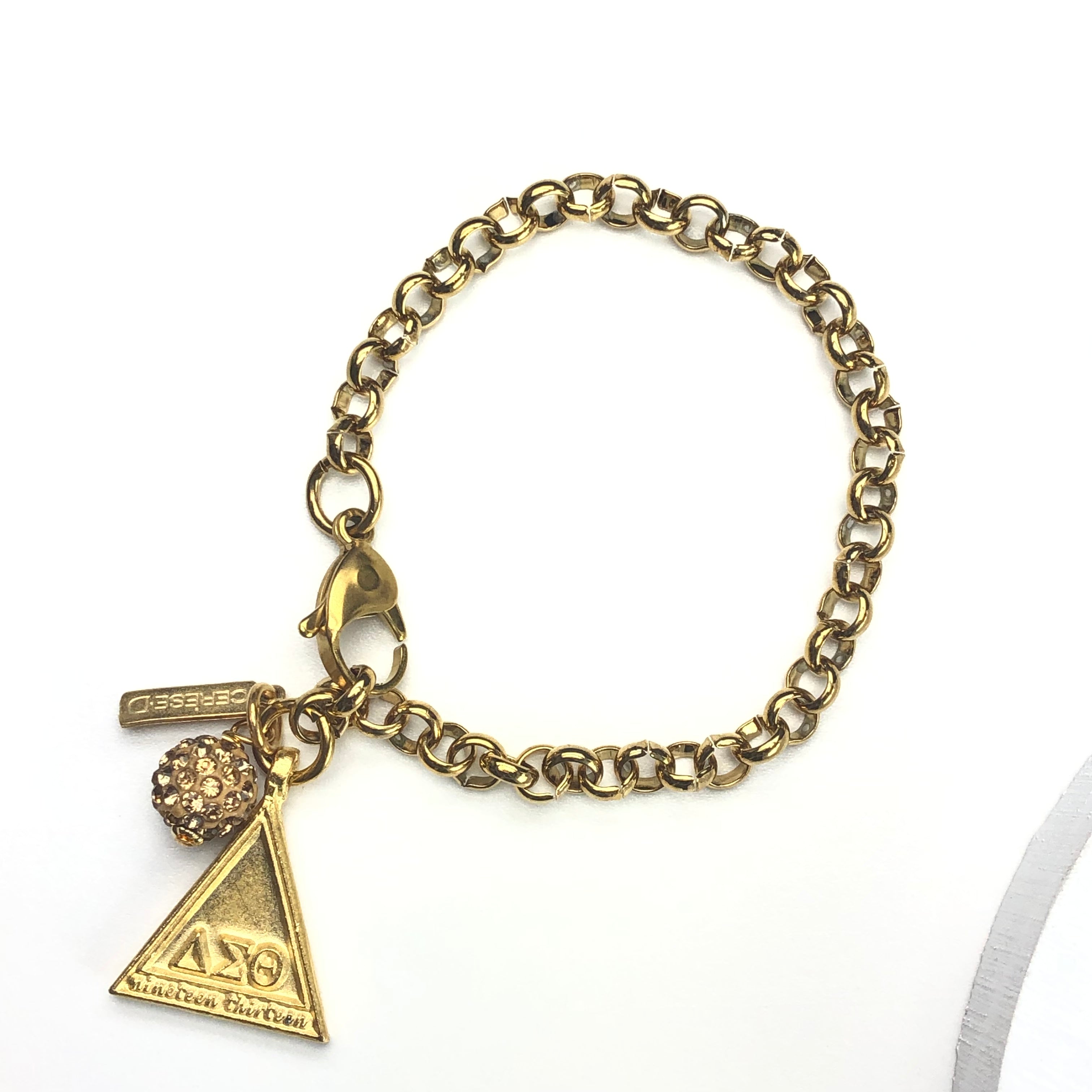 Delta Classic 3 Way Gold Bracelet DELTA Bracelets Cerese D, Inc.