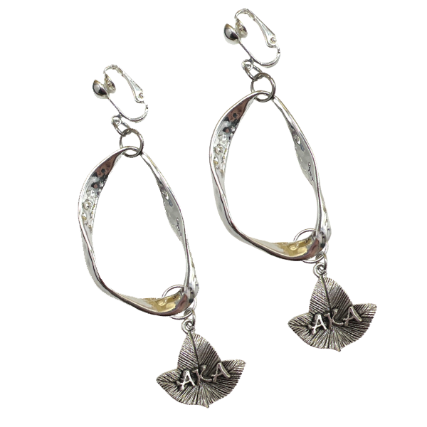 Clip-On For Orgs. Hoop Earrings Earrings Cerese D, Inc. Option A - AKA Silver