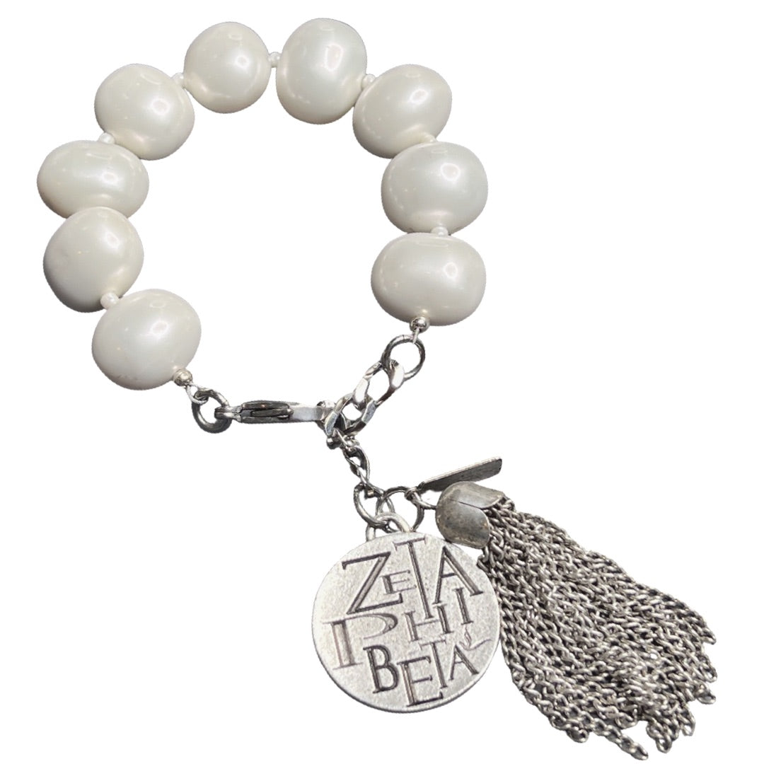 Zeta Classic Pearl Bracelet Zeta Bracelet Cerese D Jewelry Funky
