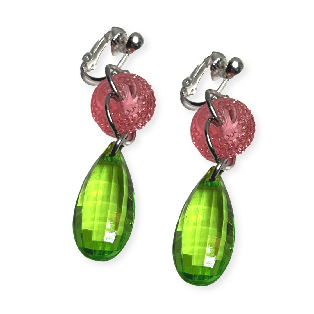 AKA Green Drop Earring AKA Earrings Cerese D Jewelry