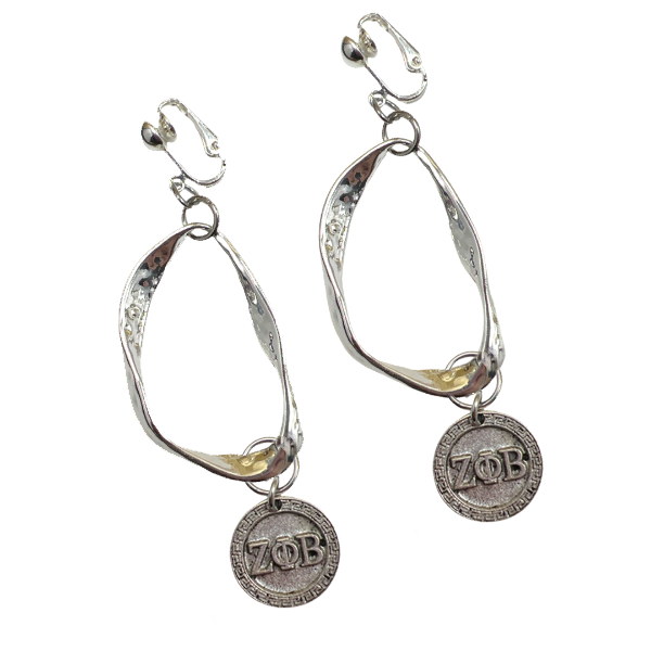 Clip-On For Orgs. Hoop Earrings Earrings Cerese D, Inc. Option C - ZETA