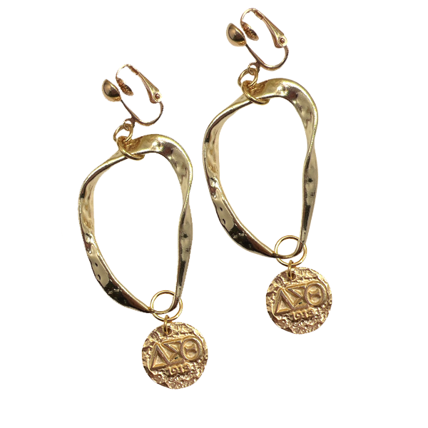 Clip-On For Orgs. Hoop Earrings Earrings Cerese D, Inc. Option B - DST Gold