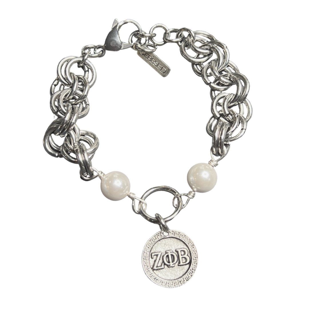 Zeta Classic 2 Pearl Bracelet Zeta Bracelet Cerese D, Inc.