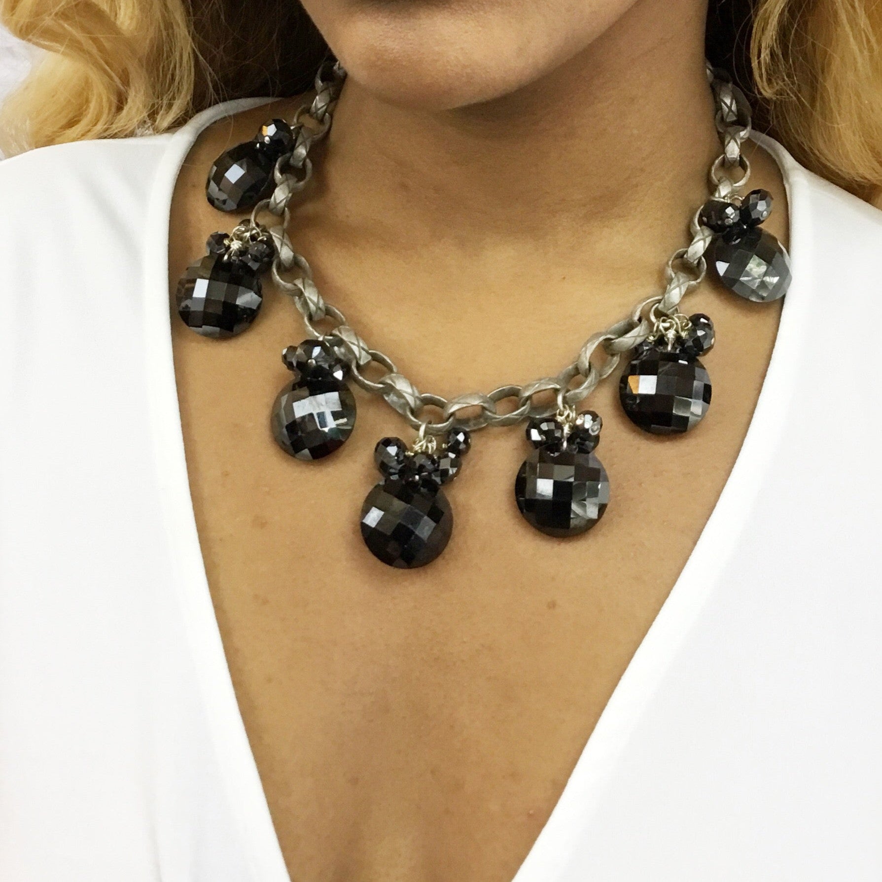 Zelda Zircon Necklace Closet Sale Cerese D, Inc.