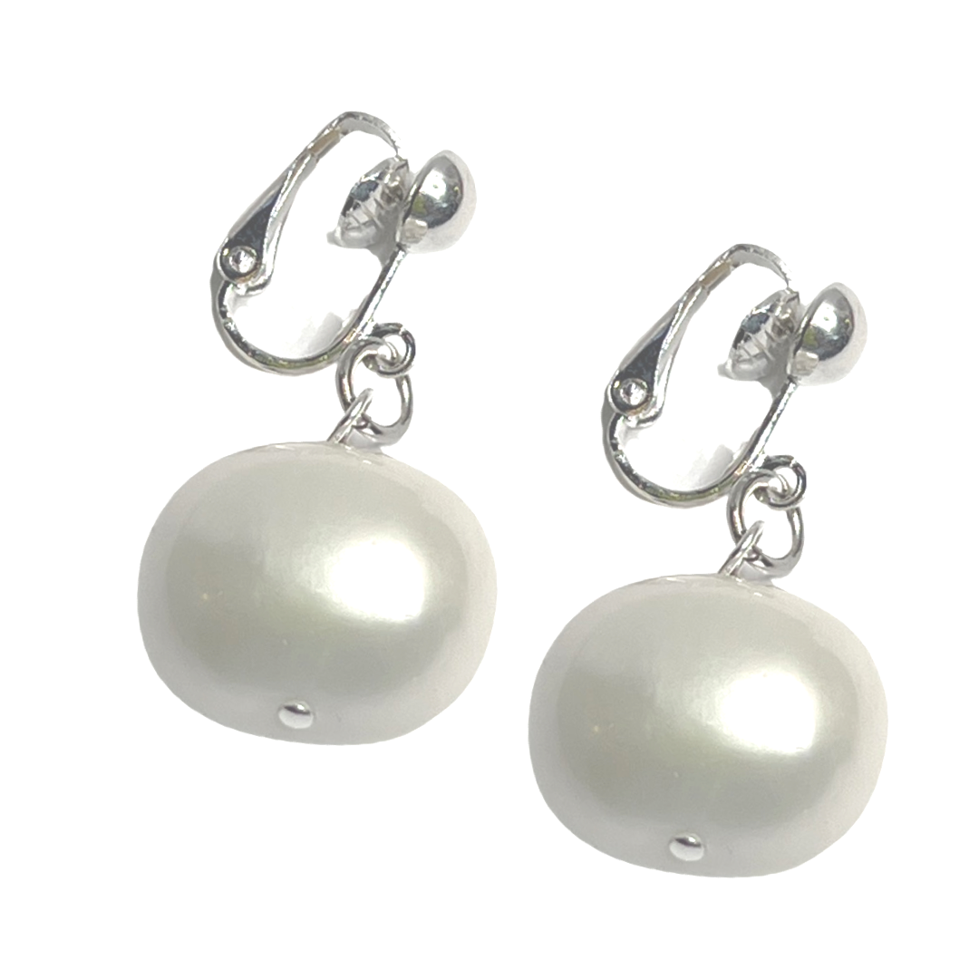 Classic Coordination Earrings Earrings Cerese D Jewelry Silver Clip On