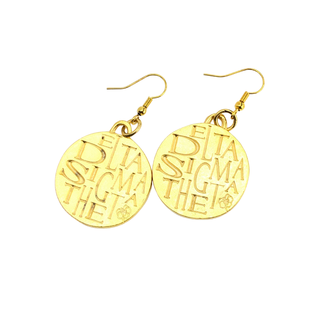 Delta Funky Earrings Delta Earrings Cerese D, Inc. Gold