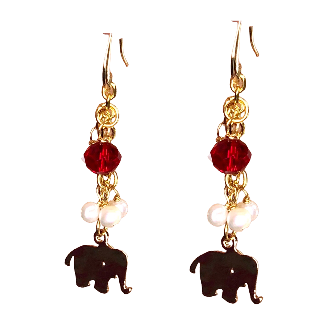 Delta Line Earrings Delta Earrings Cerese D, Inc. Gold