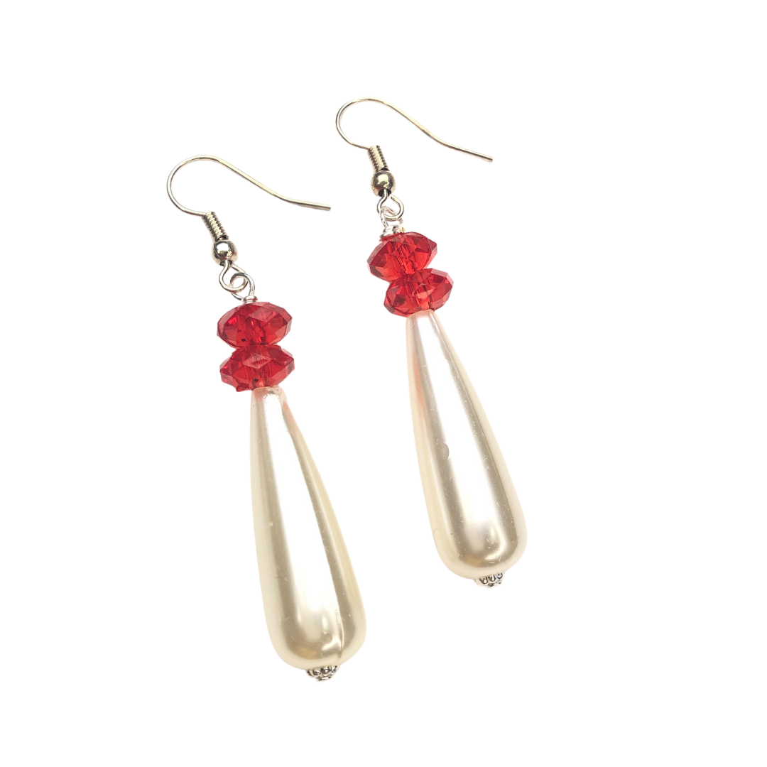 Delta Drop Drop Earring Delta Earrings Cerese D, Inc. Silver