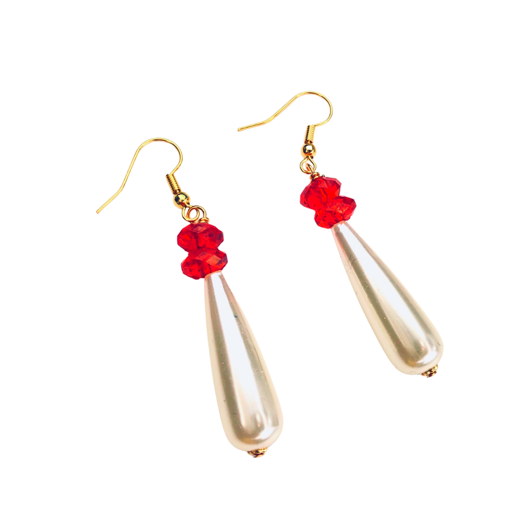 Delta Drop Drop Earring Delta Earrings Cerese D, Inc. Gold