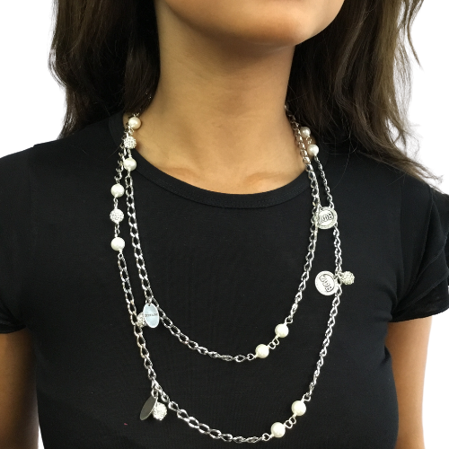 Zeta Classic Chanel Necklace Zeta Necklace Cerese D, Inc.