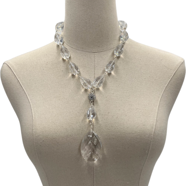 Clarrissa Clear Necklace Necklaces Cerese D, Inc.