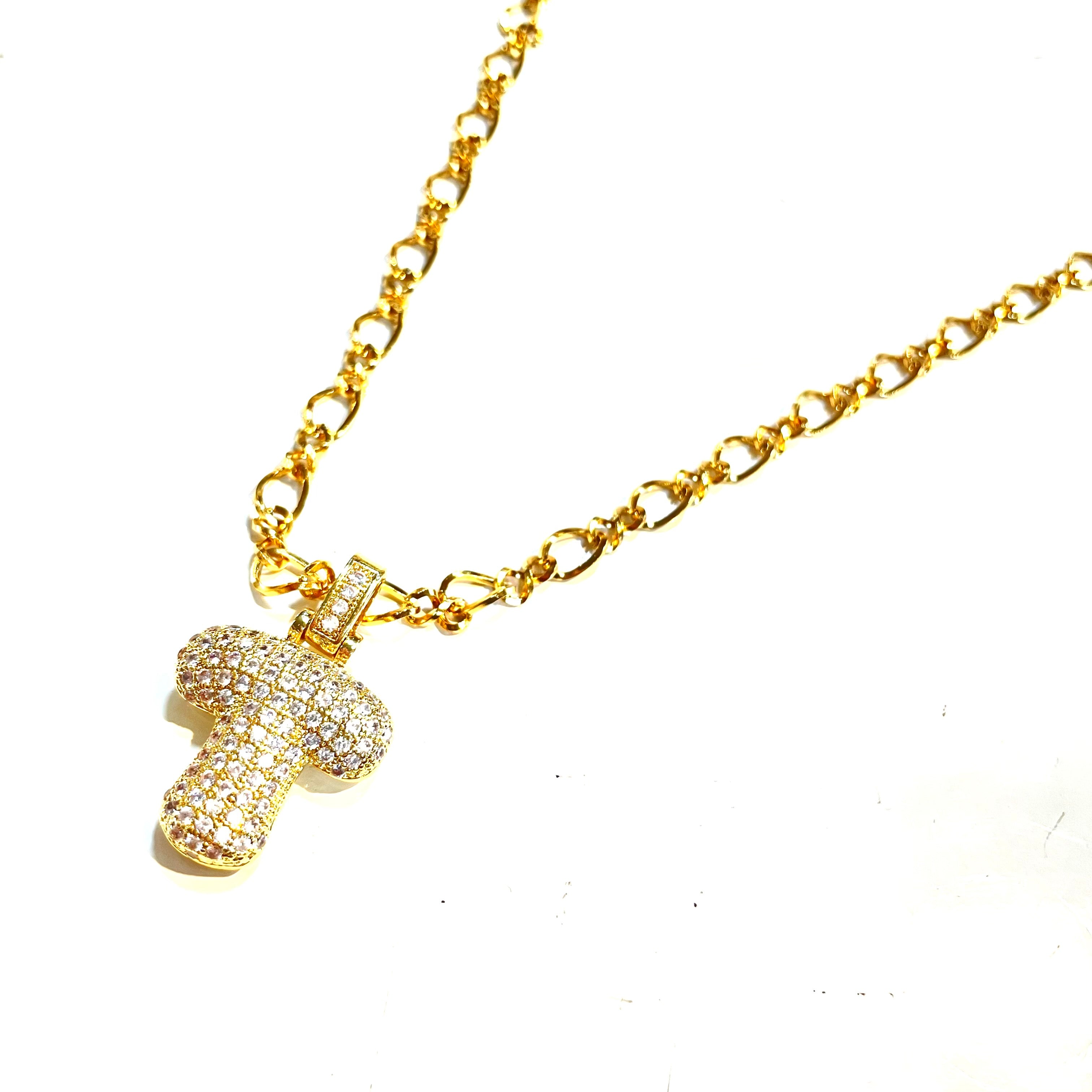 Initial Impression Necklace Necklaces Cerese D, Inc. Gold T