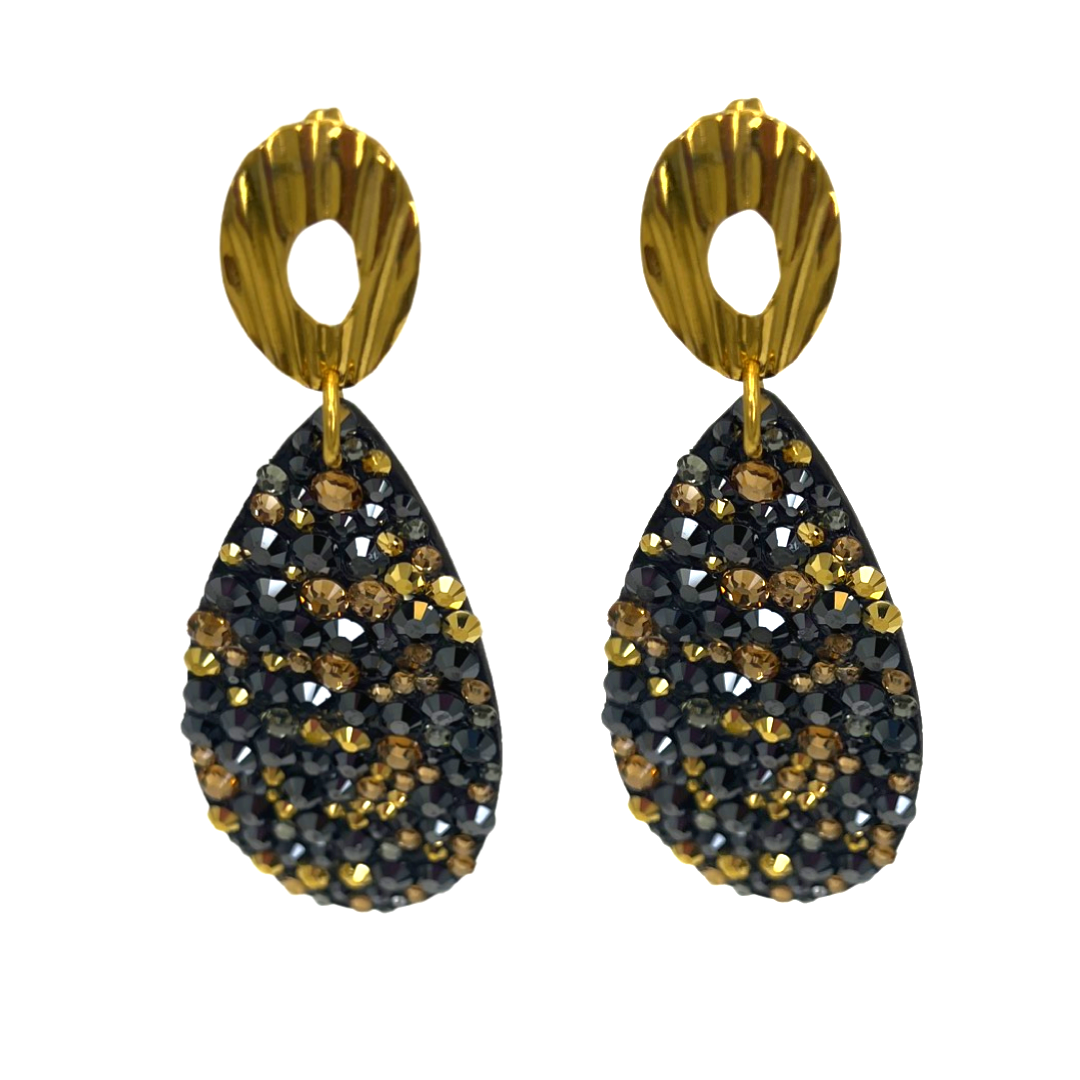 Flash Golden Rod Earring Earrings Cerese D, Inc.