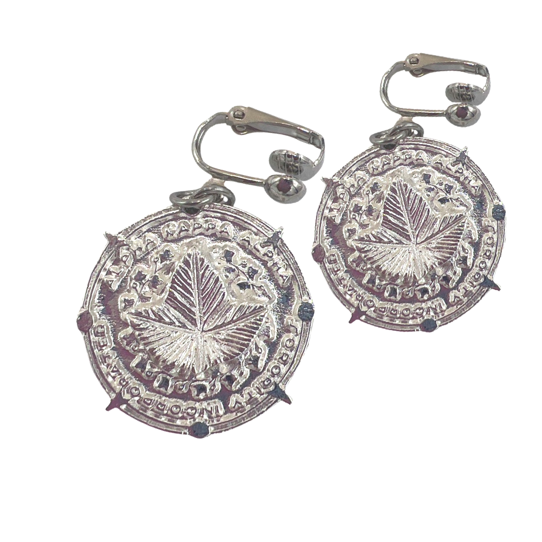 AKA Ivy Trust Earring AKA Earrings Cerese D, Inc. Silver Clip On