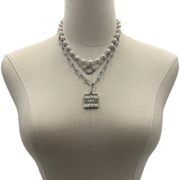 Links Pearl Champagne Necklace LINKS Necklaces Cerese D, Inc.