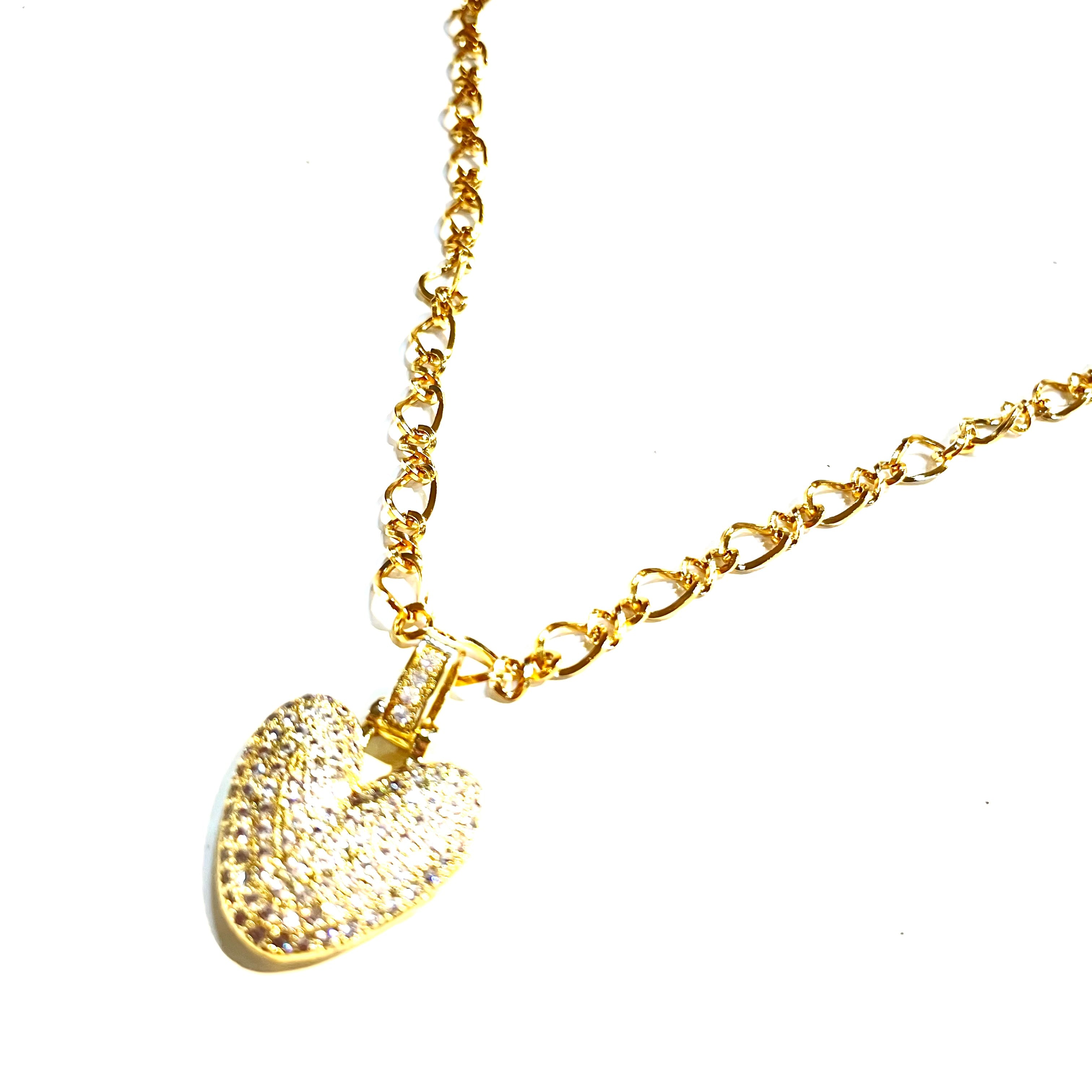 Initial Impression Necklace Necklaces Cerese D, Inc. Gold V