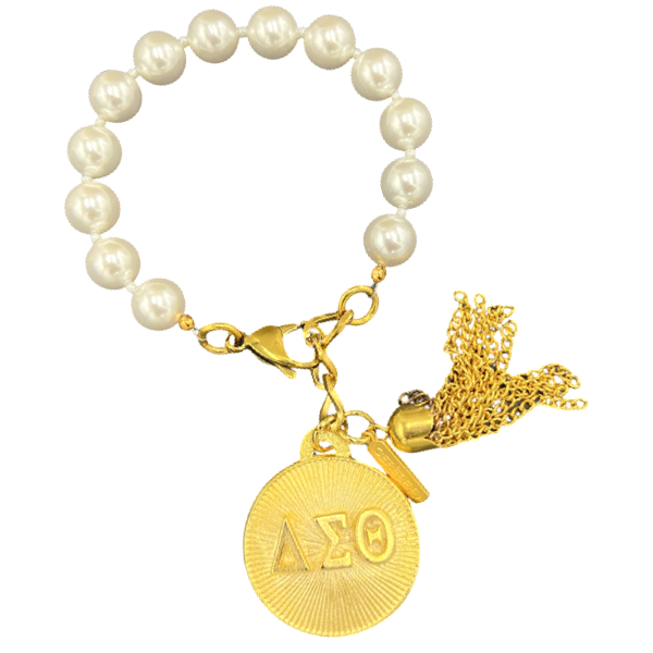 Delta Classic Pearl 10 Bracelet DELTA Bracelets Cerese D Jewelry Gold Radiant