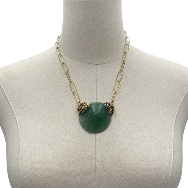 Peacock Roman Necklace OOAK Cerese D, Inc.