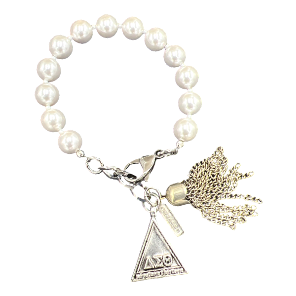 Delta Classic Pearl 10 Bracelet DELTA Bracelets Cerese D Jewelry Silver Pryamid