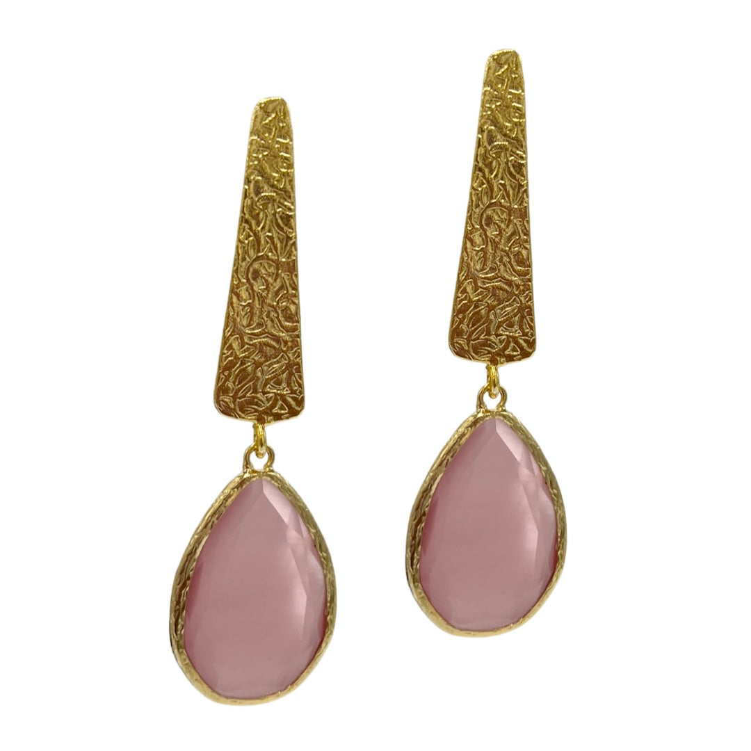 Pink Pots Earring Earrings Cerese D, Inc.