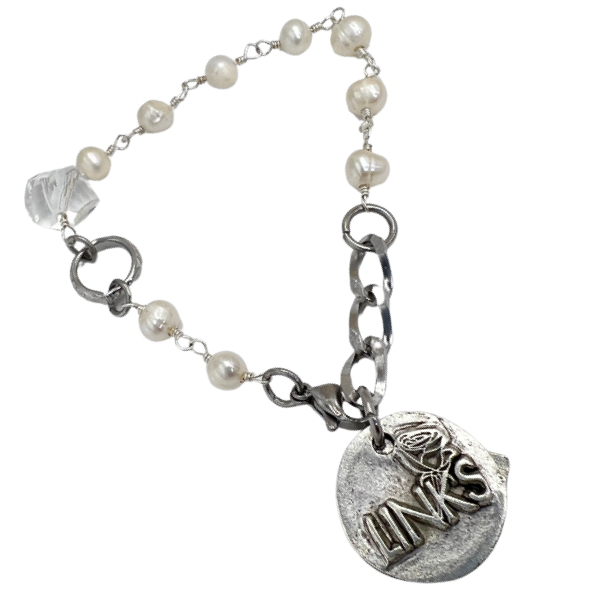 Links Madrid Pearl Bracelet LINKS Bracelets Cerese D, Inc. Silver