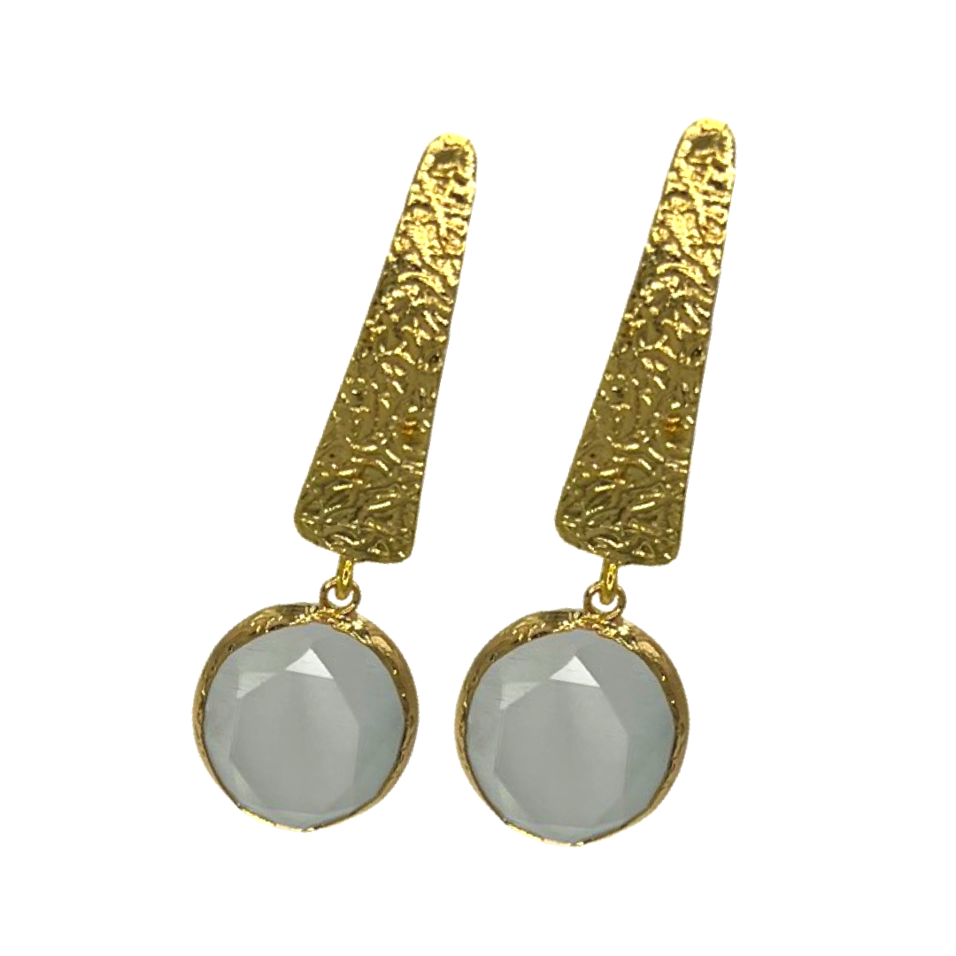 Moon Top Earring Earrings Cerese D, Inc.