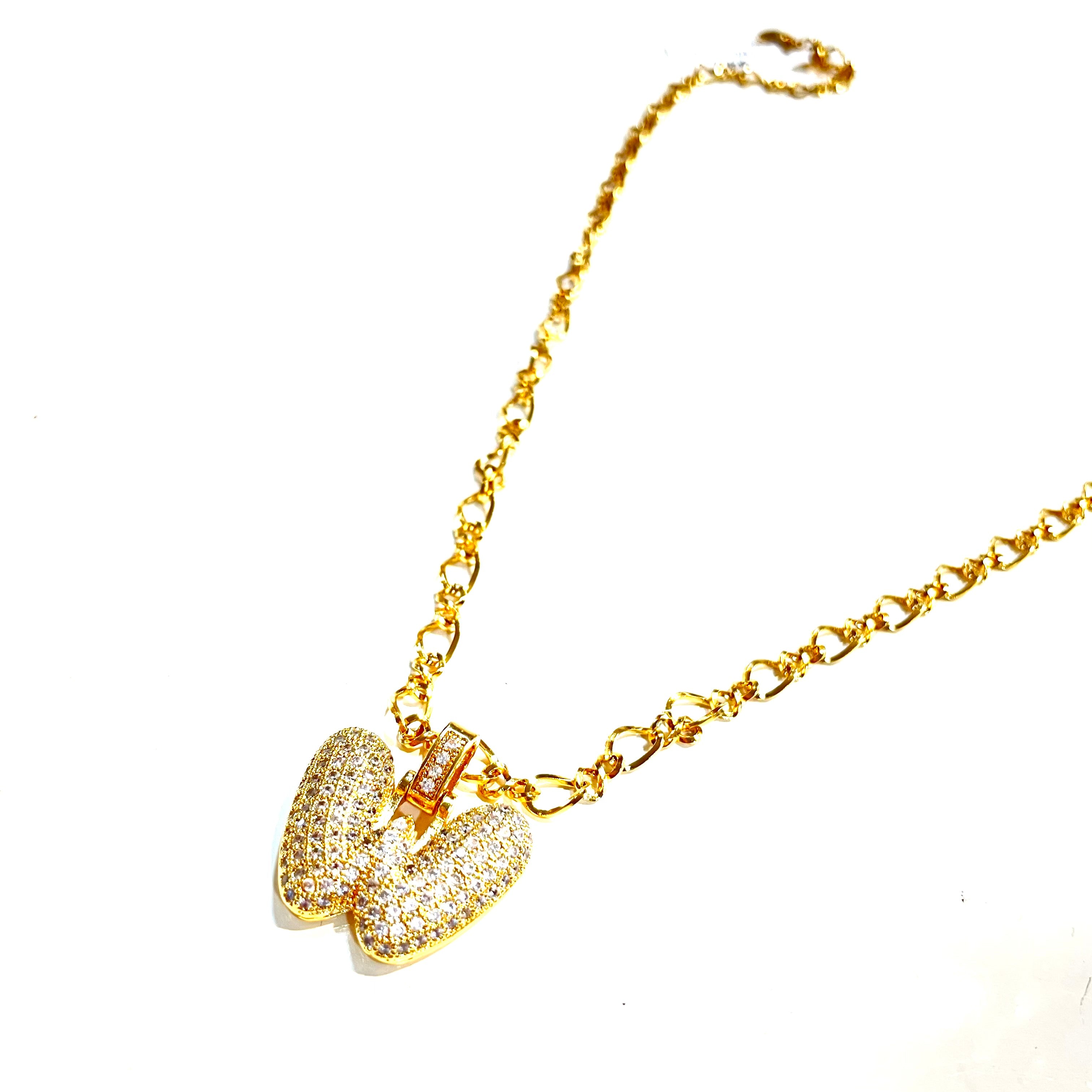 Initial Impression Necklace Necklaces Cerese D, Inc. Gold W