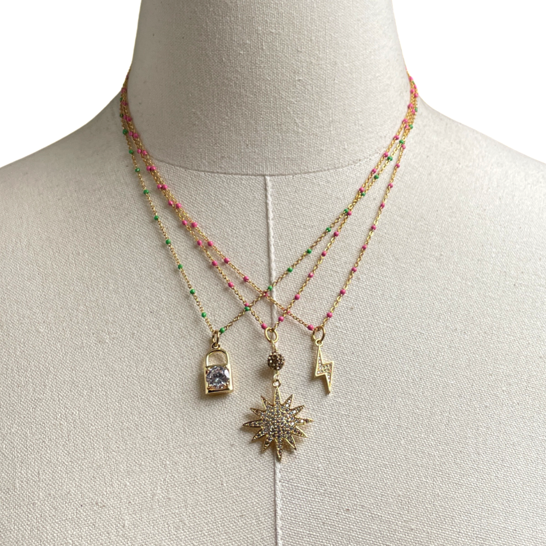 AKA Dainty Drea Necklace AKA Necklaces Cerese D, Inc. Style A Gold