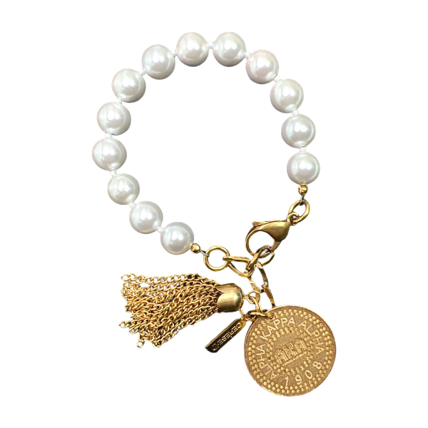 AKA Classic Pearl 10 Bracelet AKA Bracelets Cerese D Jewelry Gold Modern