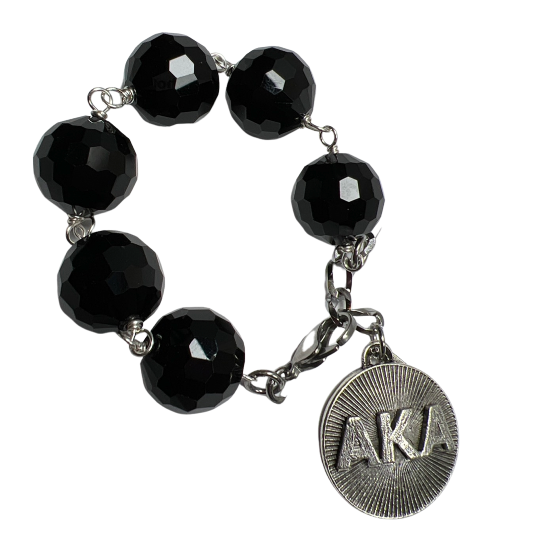 AKA Black Sweet Bracelet AKA Bracelets Cerese D, Inc. Silver