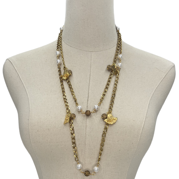 AKA Classic Chanel Necklace AKA Necklaces Cerese D, Inc. GOLD