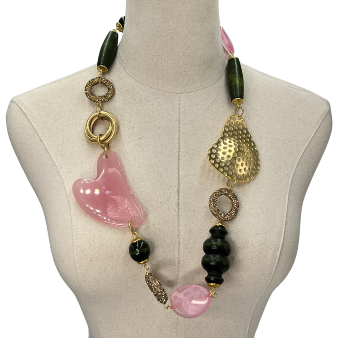 AKA Spiral Necklace AKA Necklaces Cerese D, Inc. Gold