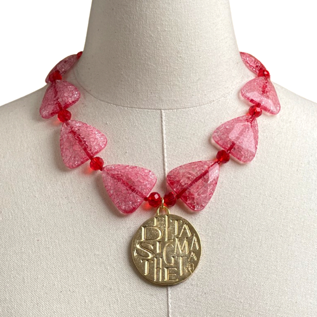 Delta Red Sand Necklace Delta Necklace Cerese D, Inc. Gold