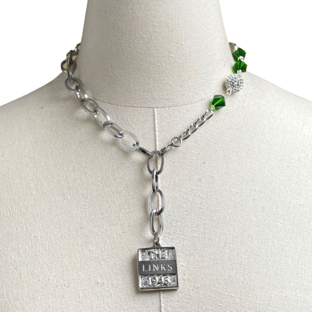 Links Sell It Necklace LINKS Necklaces Cerese D, Inc. Silver