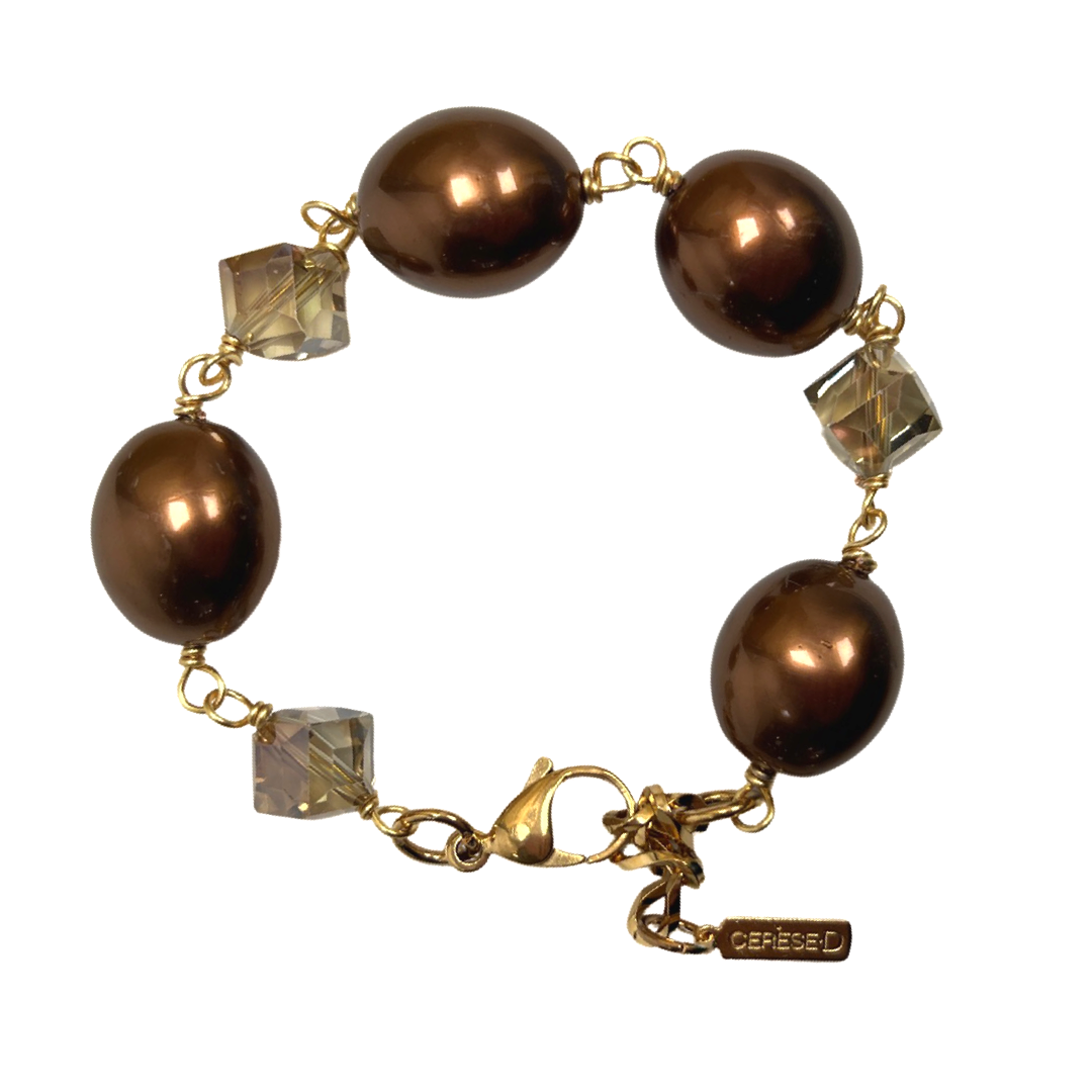 Ravishing Pearl Bracelets Bracelets Cerese D, Inc. Option A