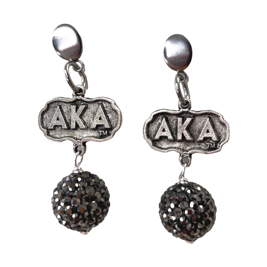 AKA Strong Earring AKA Earrings Cerese D, Inc. Jet