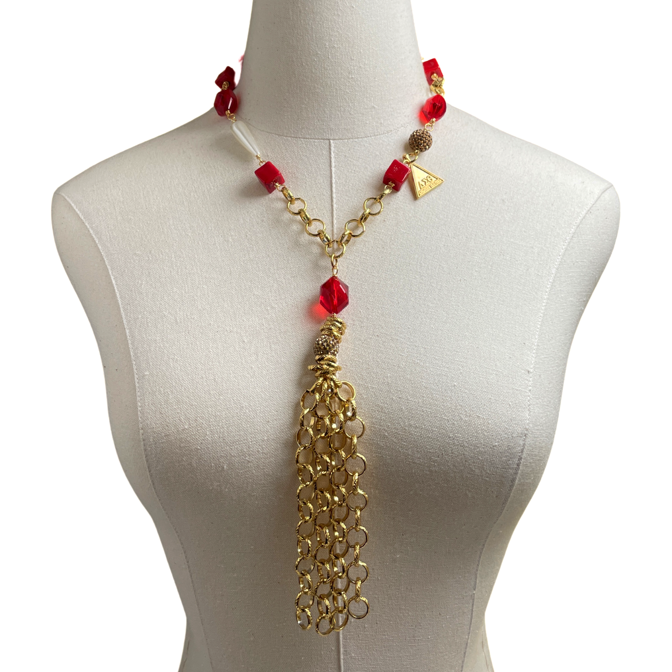 Delta Big Top Necklace DELTA Necklaces Cerese D, Inc. Gold