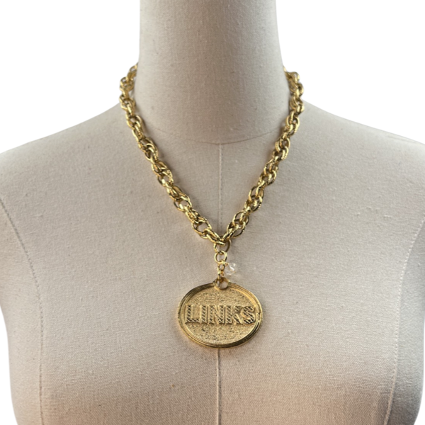 Links Classic Rope Necklace LINKS Necklaces Cerese D, Inc. Gold Oval